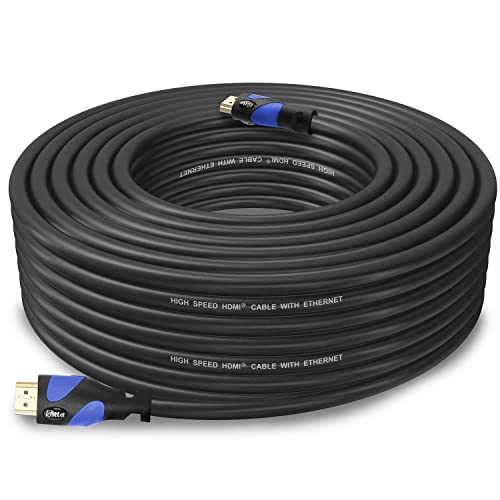 Postta HDMI Cable(50 Feet Blue) HDMI 2.0V Support 4K 2160P,1080P,3D,Audio Return and Ethernet - 1 Pack - Image 1