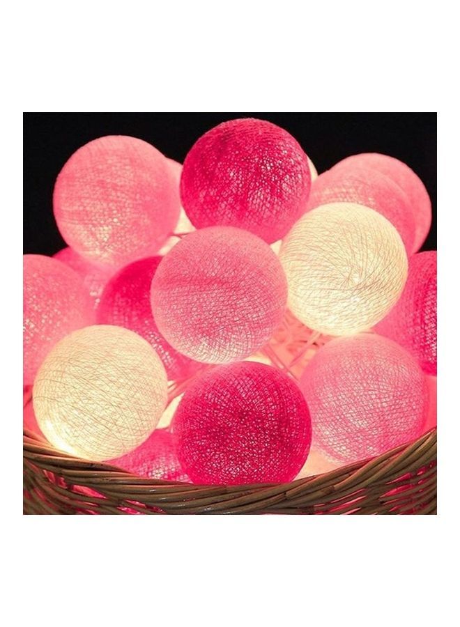 نيبمينينت مصباح LED على شكل كرة من القطن وردي - Image 1