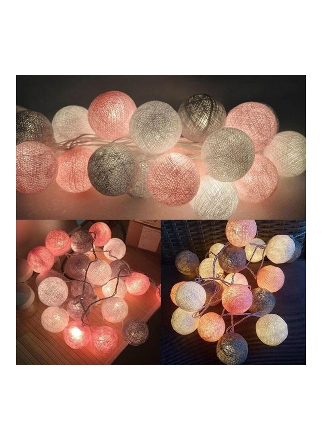 نيبمينينت مصباح LED على شكل كرة من القطن وردي - Image 3