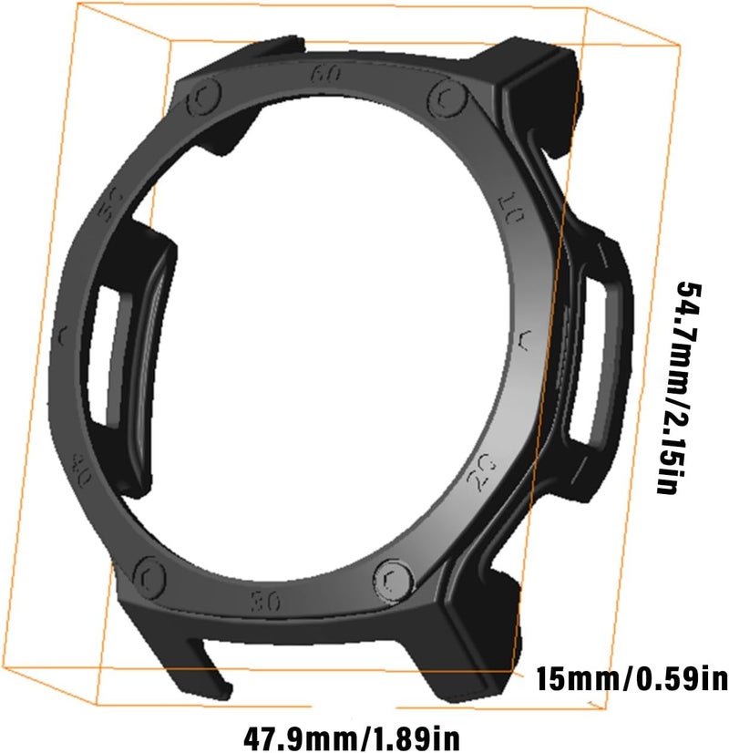 ordinarYone Protective Shell Shockproof Housing Sleeve Case Guard For 44mm Smartwatch Shockproof Guard Scratch Resistant Watch Co - Image 3