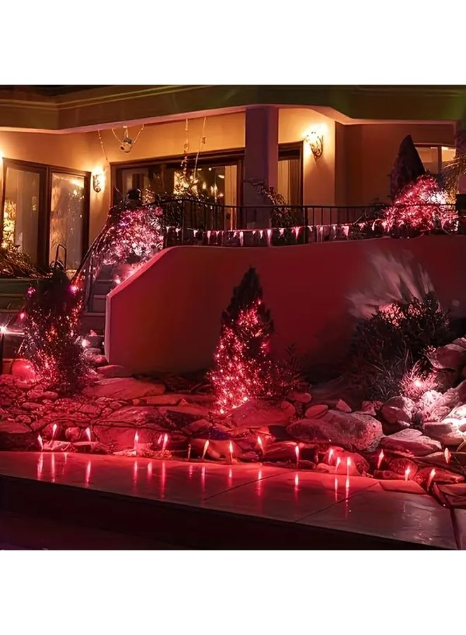 32M 300LED Solar Fairy Lights Outdoor Waterproof IP54 For Garden Party Wedding - Image 5