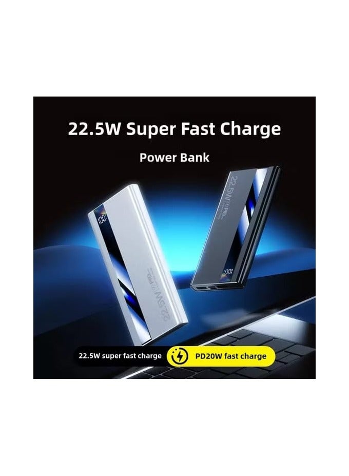 JNUOBI DY-101 10000mAh Power Bank – 66W Super Fast Charging with LED Display, Type-C Bi-Directional & Multi-Port Output - Image 2