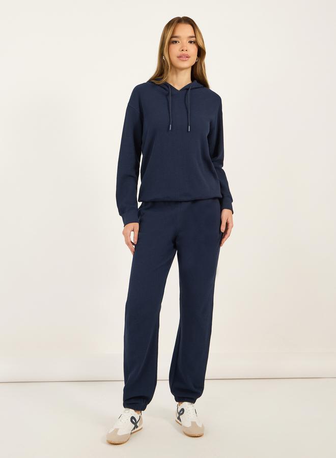 Styli Waffle Knit Hoodie & Cuffed Joggers Co-Ords - Image 1