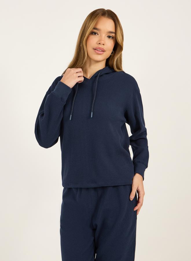 Styli Waffle Knit Hoodie & Cuffed Joggers Co-Ords - Image 2