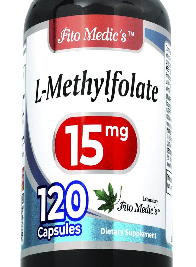 FITO MEDIC'S مكمل ميثيل فولات من مختبر فيتو ميديكس، تركيبة حمض الفوليك، 120 كبسولة - Image 1