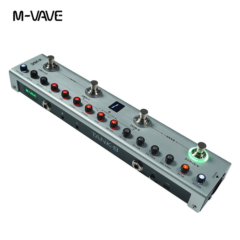 Pure digital multi-effects guitar pedal effector reverb delay MOD AMP built-in rechargeable lithium battery (suitable for bass) - Image 5