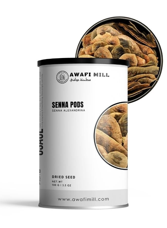 أباميك قرون نباتية مجففة كاملة من "AWAFI MILL" (وزن 100 جم) - قرون طبيعية للزينة، وتُستخدم في تشكيلات النباتات العطرية (البوت-بوري) والأعمال الحرفية. - Image 1