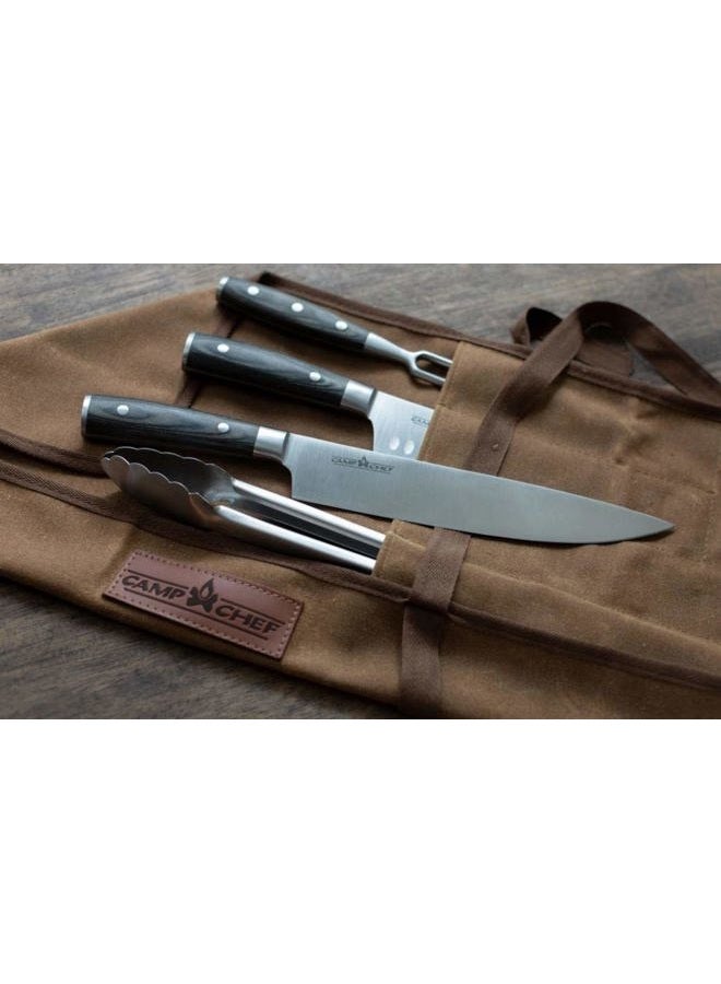 Camp Chef Deluxe 4 Piece Carving Knife Set, Multi - Image 2