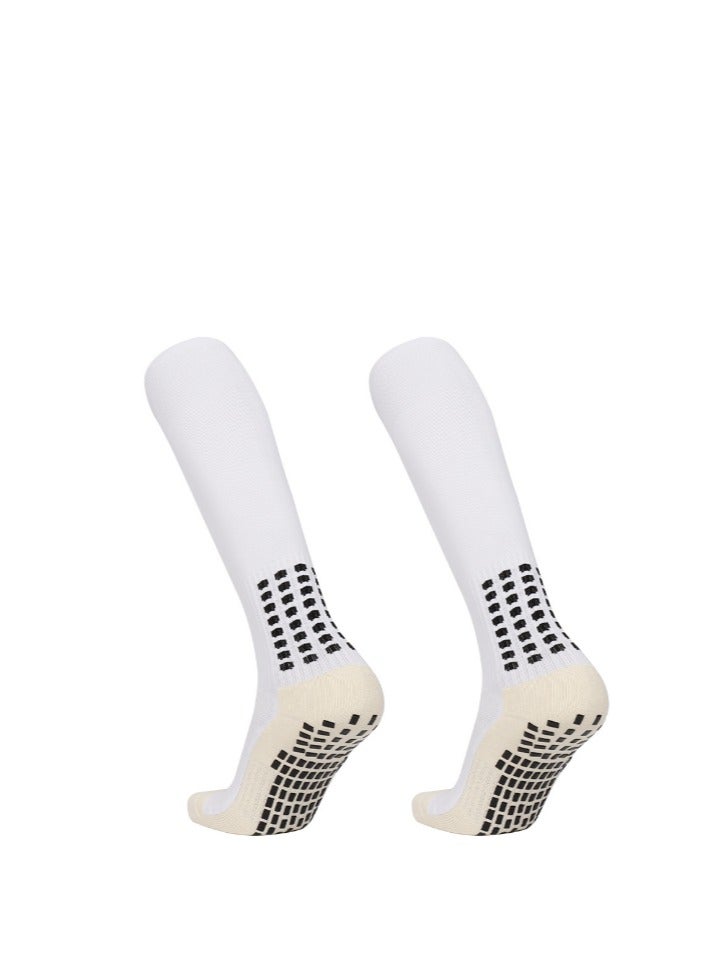 Kenzs 1 pair of long tube football anti-slip socks for men, women and children gel socks anti-slip football socks suitable for football - Image 1