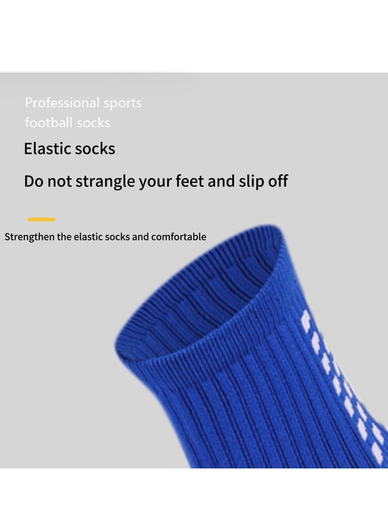 Kenzs 1 pair of long tube football anti-slip socks for men, women and children gel socks anti-slip football socks suitable for football - Image 5