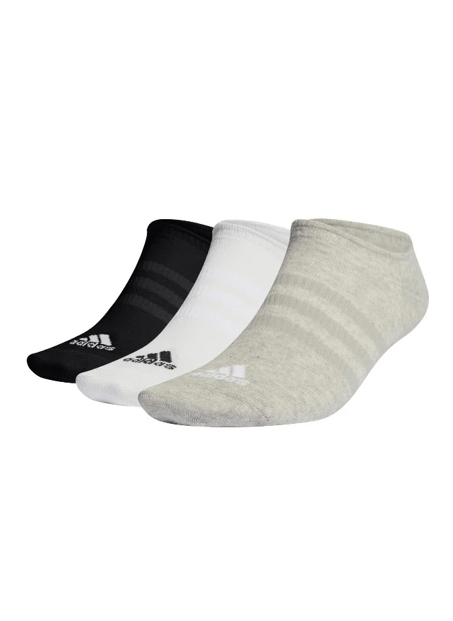 Adidas adidas thin&light sportswear 3 pair pack unisex no show socks