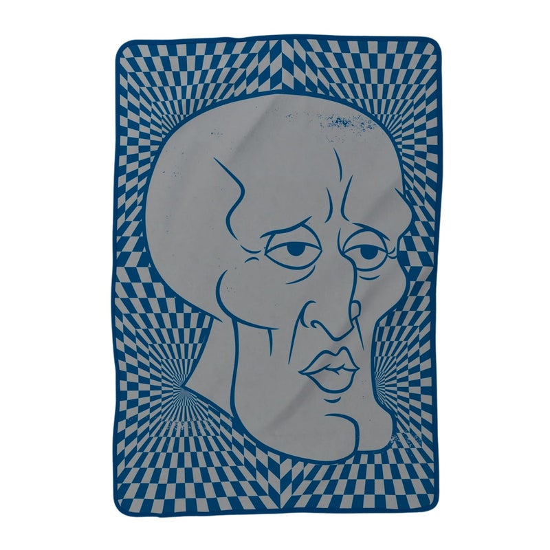 Franco Spongebob Squarepants Handsome Squidward Bedding Super Soft Micro Raschel Throw Blanket 62 in x 90 in Officially Licensed Product Collectibles