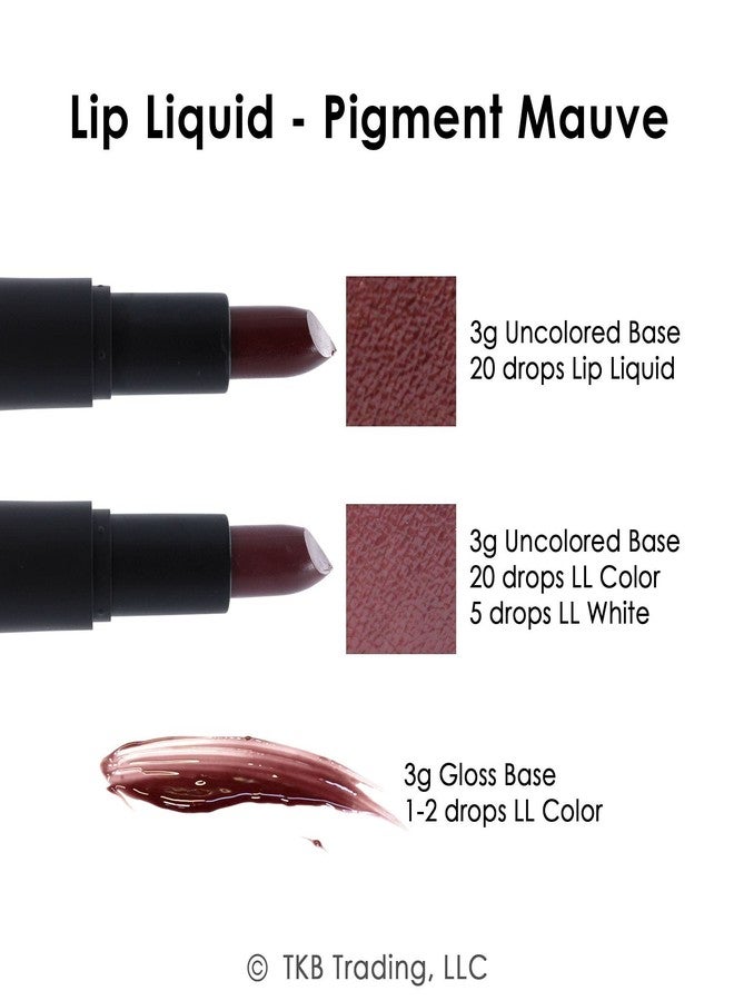 TKB Trading, LLC TKB Lip Liquid Color | Liquid Lip Color for TKB Gloss Base, DIY Lip Gloss, Pigmented Lip Gloss and Lipstick Colorant, Made in USA (1floz (30ml), Pigment Mauve) - Image 2