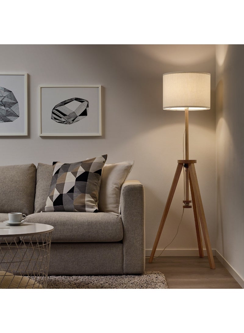 IKEA FRAKTA مصباح أرضي - رمادي/أبيض - Image 2