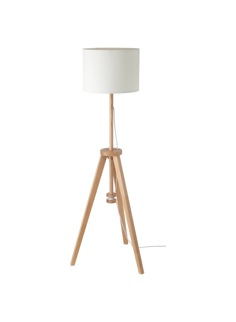 IKEA FRAKTA مصباح أرضي - رمادي/أبيض - Image 1