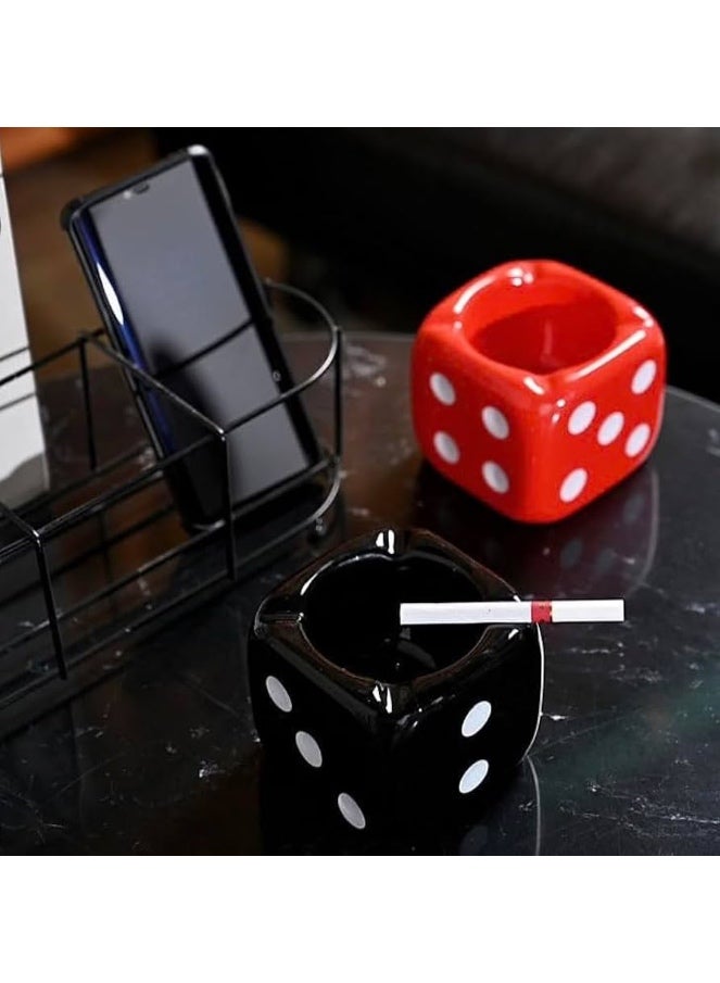 Ceramic Dice Ashtray for Smokers – Heat Resistant, Decorative, Easy Clean - Image 3