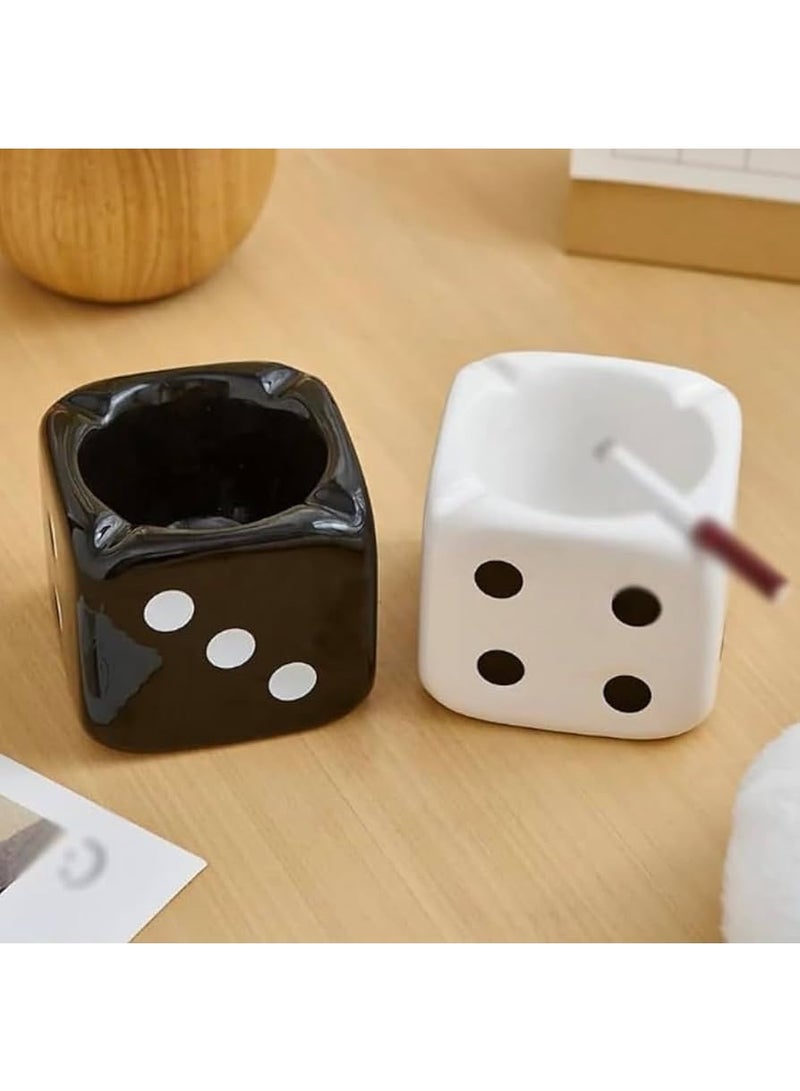 Ceramic Dice Ashtray for Smokers – Heat Resistant, Decorative, Easy Clean - Image 4