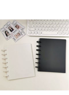 SYOSI Photocard Binder 3 Inch Photocard Holder Book Sleeves with 30Pcs Inner Pages Idol Album Business Cards Collect 6 Ring Photo Protectors hold 240 Cards  - Image 2