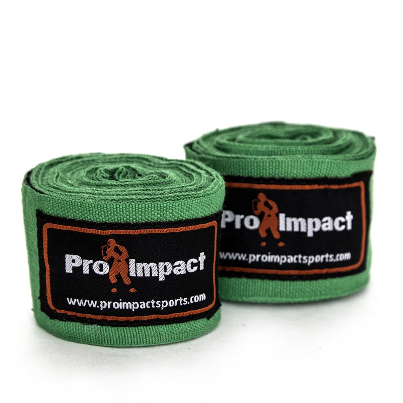 Pro Impact 180 Inch Mexican Style Boxing Hand Wraps â€“ Stretchable Wrist & Knuckle Support for MMA, Muay Thai, Kickboxing, Heavy Bag & Combat Training â€“ Men & Women - Image 1
