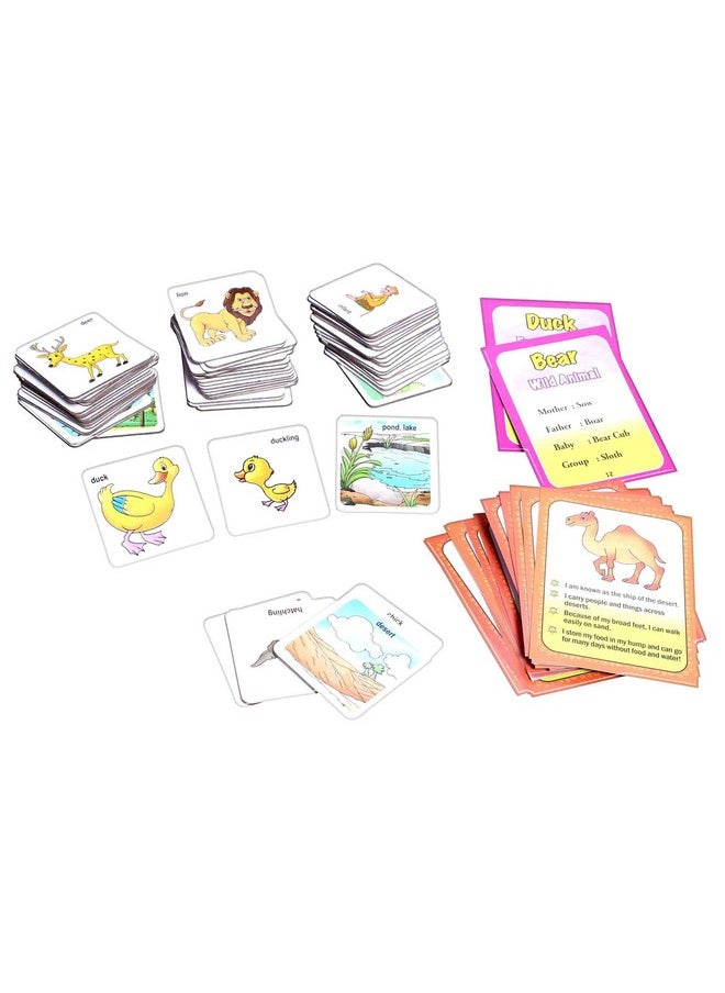 Creative's Creative’s Animal Families and Their Homes| Pre-School Games | Learn About Domestic and Wild Animals and Their Homes | Boys & Girls | Learning Card Games for Kids | Ages 4 to 6 Years  - Image 2