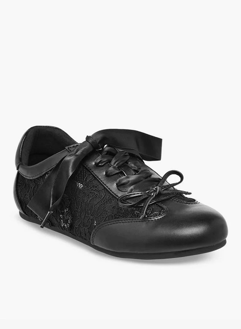 MISSY Women Lace-Up Ankle Sneakers