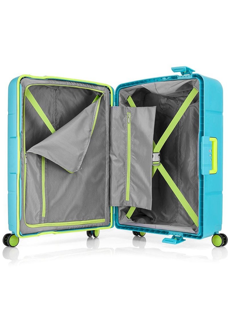 AMERICAN TOURISTER American Tourister TRIGARD hard spinner luggage large TSA 81 cm - Blue  - Image 5