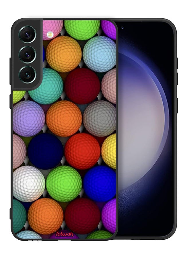 Tolwak Samsung Galaxy S21 5G Protective Case Cover Balls Abstract Art - Image 2