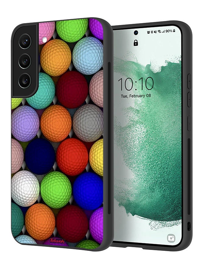 Tolwak Samsung Galaxy S21 5G Protective Case Cover Balls Abstract Art - Image 1