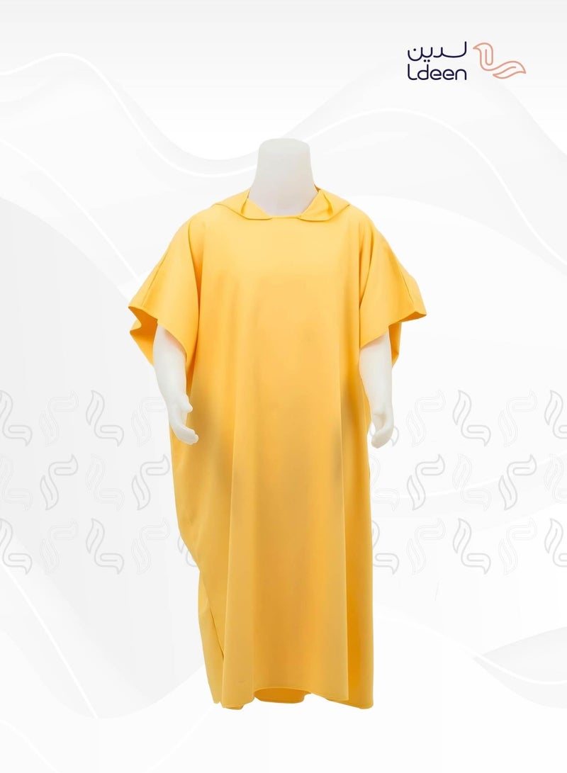 لدين روب مطوّر مصنوع من الألياف الدقيقة (مايكروفايبر) فائق الامتصاص مع ميزة الجفاف السريع بعد الاستخدام بتصميم أنيق وحجم مناسب مغلّف في حقيبة أنيقة ليكون رفيقك في كل وقت. - Image 3