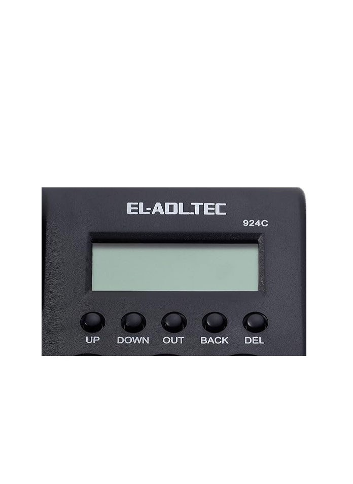 Generic El-Adl.Tec 924C Ground Phone Wired Of Fair - Black  - Image 3