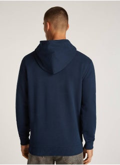 Men's Signature Logo Drawstring Hoody - Cotton, Blue - pzsku/Z425737BE5BEB9A019EEBZ/45/_/1738050880/0e83507d-8520-4910-a1aa-d9e31f7eaad1