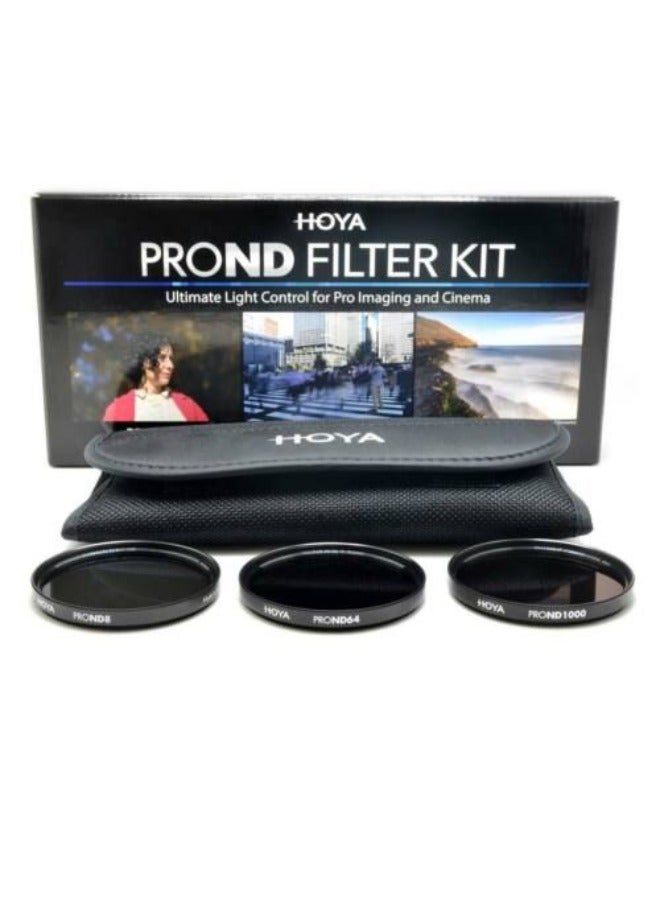 HOYA Hoya 77mm Pro ND 3-Filter Kit ND8-ND64-ND1000  - Image 2
