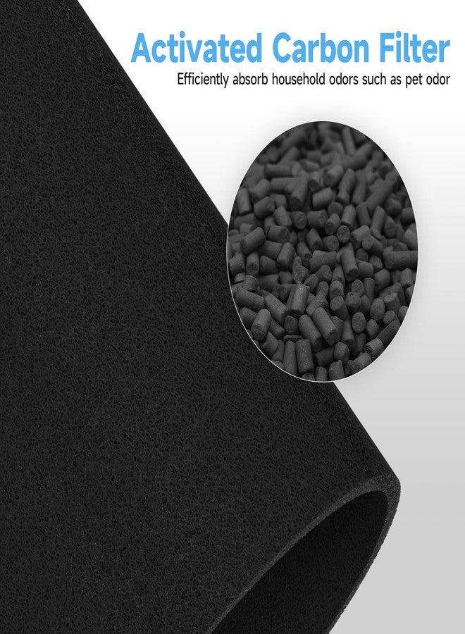 XBWW 2 Packs Upgraded Mixed Carbon 411i Max & 411a Max Replacement Filter Compatible with Blue Pure 411i Max & 411a Max Air Purifier, Part NO. Blue Pure F4MAX, Activated Carbon Filter - Image 4