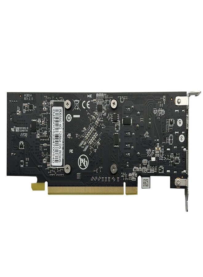 51RISC Radeon RX 550 LP Graphics Card, Low Profile 4GB GDDR5 Small Form Factor Video Card for Gaming 4K Display Desktop/Mini PC SFF Video Card (RX 550 4GB Low Profile) - Image 4