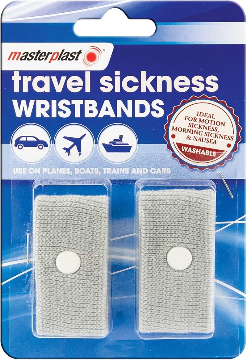 Masterplast Travel Sickness Comfort Wristbands Pack Of 2 - Image 1