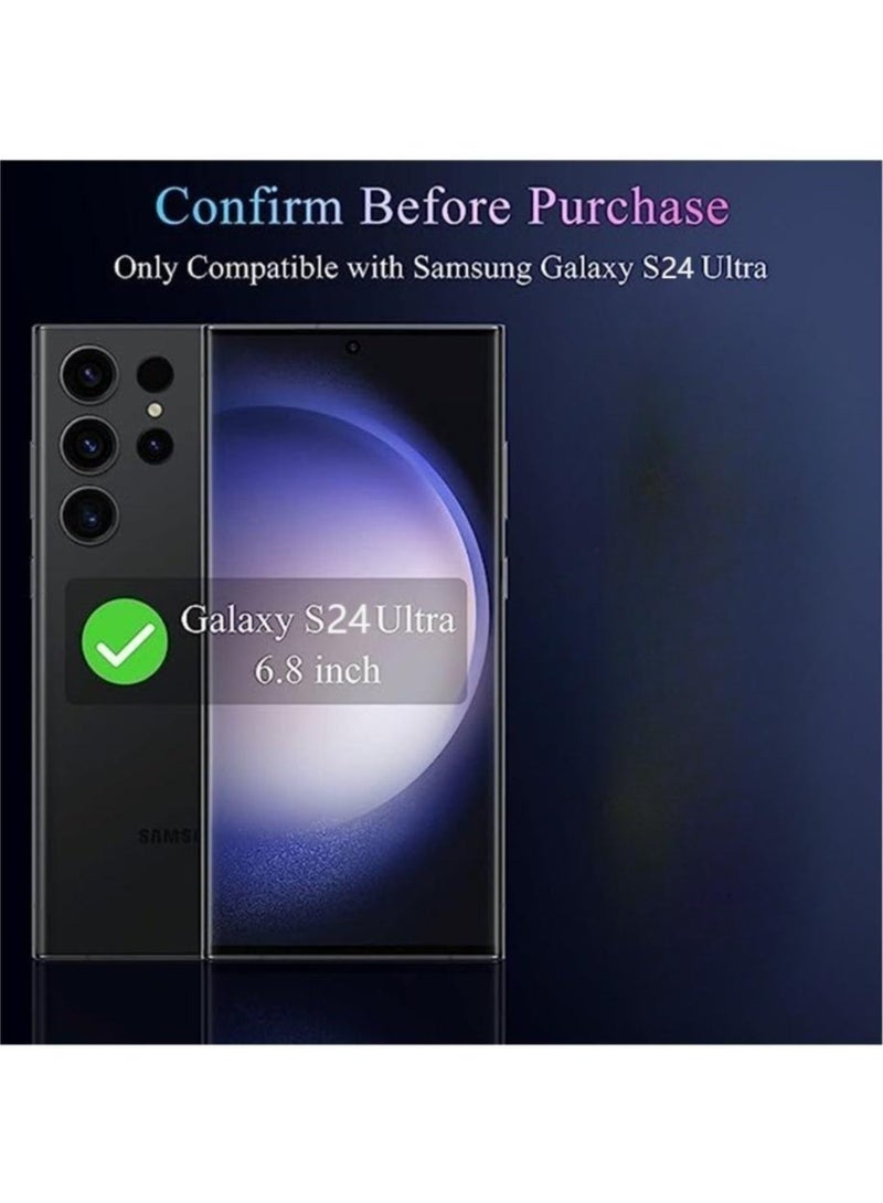 HD Full Privacy Anti-Peeping Tempered Glass Screen Protector For Samsung Galaxy S24 Ultra - Image 2