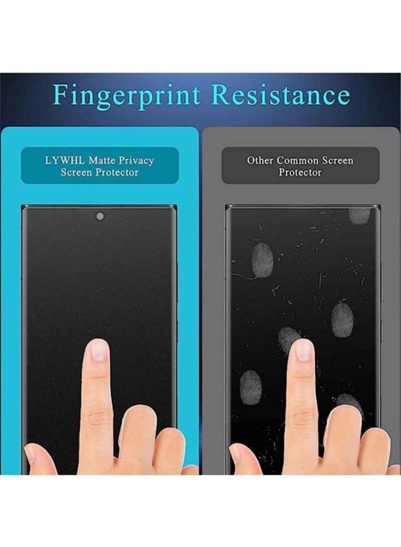 HD Full Privacy Anti-Peeping Tempered Glass Screen Protector For Samsung Galaxy S24 Ultra - Image 4