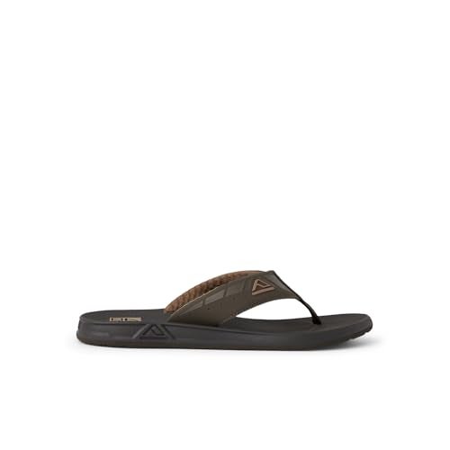 Reef Phantoms Mens Beach Flip Flop, Water Friendly, Soft and Supportive Molded Footbed, Brown, 13 - Image 5
