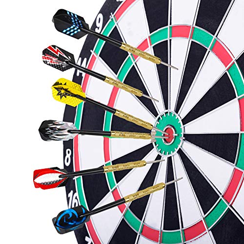 accmor سهام أكمور المعدنية، سهام حديدية، سهام معدنية احترافية، مجموعة سهام معدنية، سهام معدنية للوحة السهام، 18 قطعة - Image 5