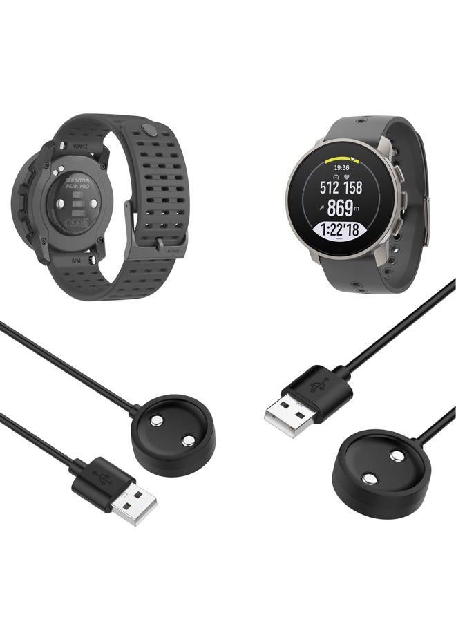 Disscool Replacement Charging Dock Cable Compatible with Suunto 9 Peak Pro, USB Cable Magnetic Charger Stand Smart Watch Accessories(1m/3.3ft) - Image 4