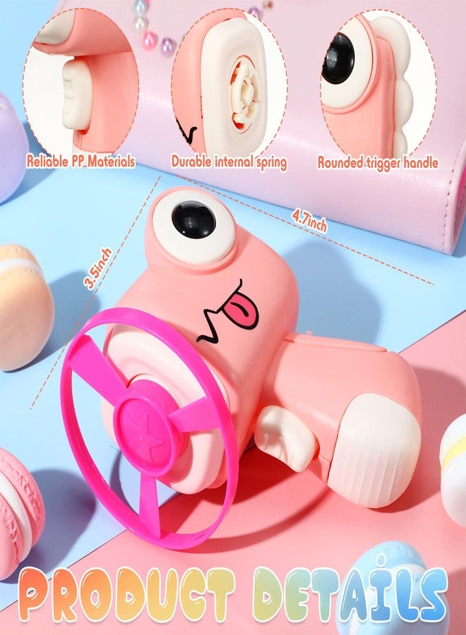 Arrowbash 45 Pcs Cat Fetch Toy with Colorful Flying Propellers Set Cat Interactive Toys Playing Tracking Propeller Toy for Indoor Outdoor Kitten Training Chasing Training Hunting, Dinosaur Style - Image 3