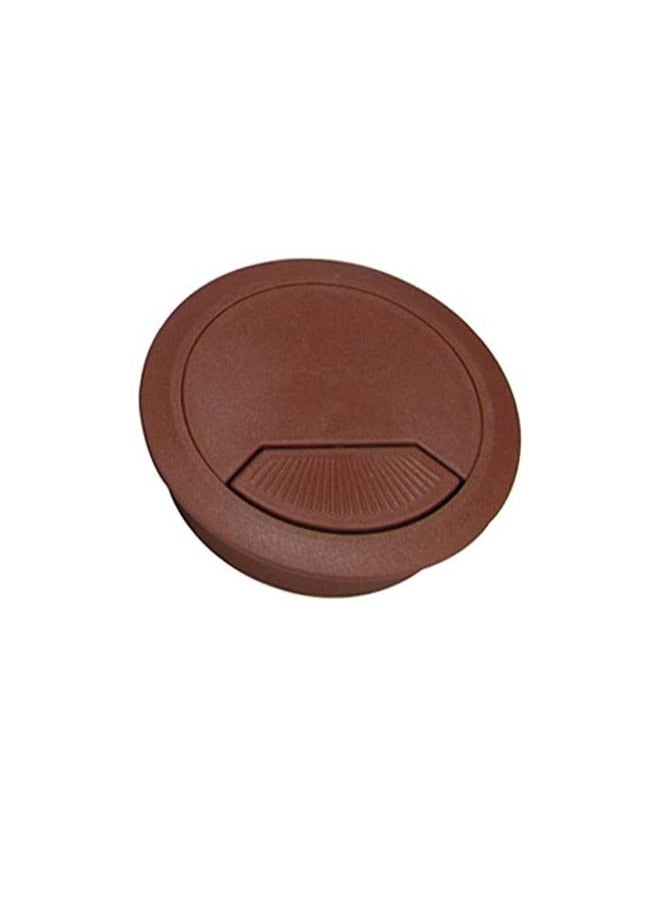 ROBUSTLINE Cable hole cover Brown 80 mm - Image 1
