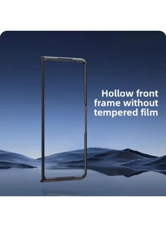 For HuaweiMateX2 Mobile Phone Case Single Front Frame/HD Front Frame/anti-peep Front Frame/anti-drop Transparent Anti-fingerprint-Color:Black Front Frame [hollow Without Film]]-Applicable Model:Honor Magic V3