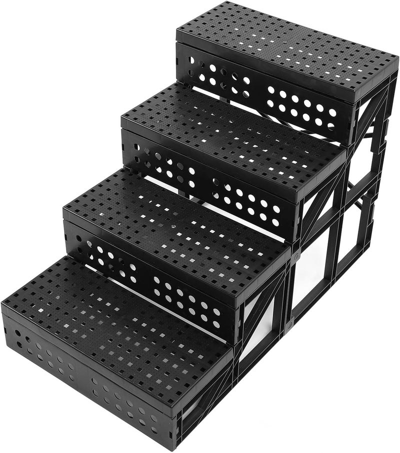 Stairs Steps Adjustable Heights and Flexible Dog Steps Ramp Security Easy to Store Pet Steps for Climbing to Elevated Places Pet Dog Stairs Non Slip Design Pet Stairs - Image 4