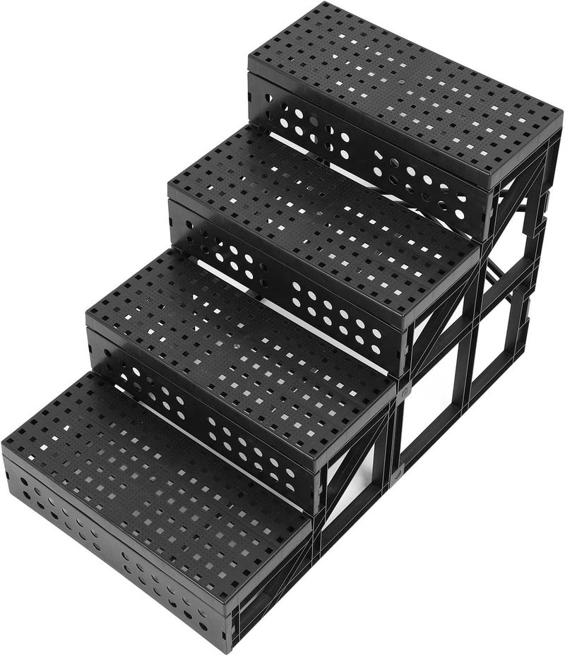 Stairs Steps Adjustable Heights and Flexible Dog Steps Ramp Security Easy to Store Pet Steps for Climbing to Elevated Places Pet Dog Stairs Non Slip Design Pet Stairs - Image 5