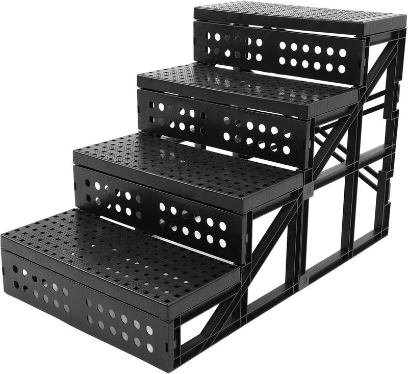 Stairs Steps Adjustable Heights and Flexible Dog Steps Ramp Security Easy to Store Pet Steps for Climbing to Elevated Places Pet Dog Stairs Non Slip Design Pet Stairs - Image 1