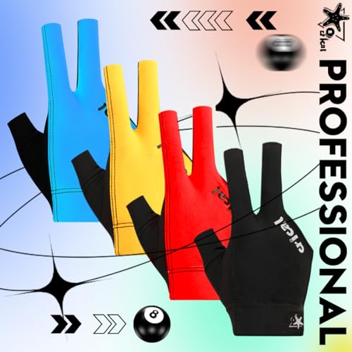 CRICAL Pool Billiard Glove 3 Fingers Professional Carom Snooker Pool Glove Sport Glove Accessories Left Hand Right Hand Popular Sizes for Men & Women - Image 2