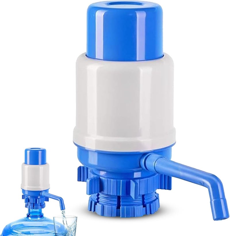 MARKQ Manual Water Bottle Pump | Portable Hand Press Drinking Water Dispenser | Easy-to-Use Pump for Universal 2–5 Gallon Bottles (Pack of 1) - Image 1