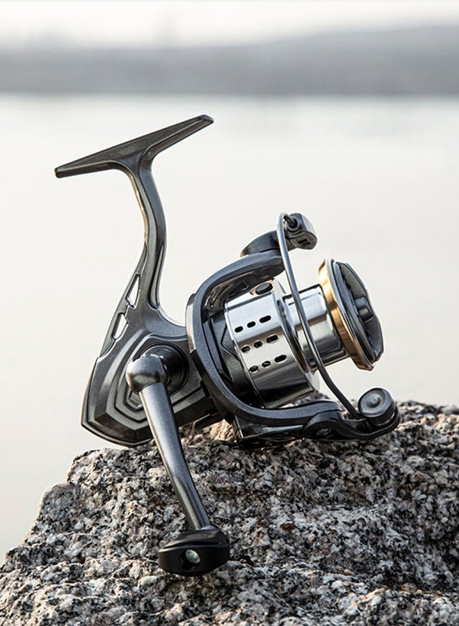 بكرات صيد دوارة، تحمل أقصى يصل إلى 12 كجم، نسبة تروس 5.2:1، فائقة النعومة وقوية، بكرة ألومنيوم CNC، 13+1 BB خفيفة الوزن - Image 1