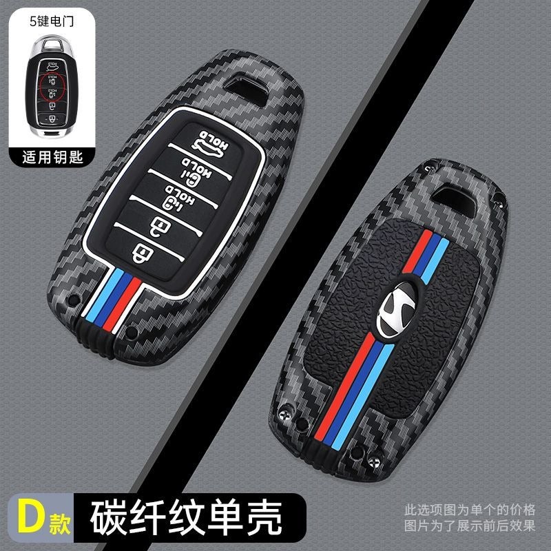 Zinc Alloy Car Key Case Cover for Hyundai Elantra ix35 Santa Fe Tucson Sonata Vintage  Style